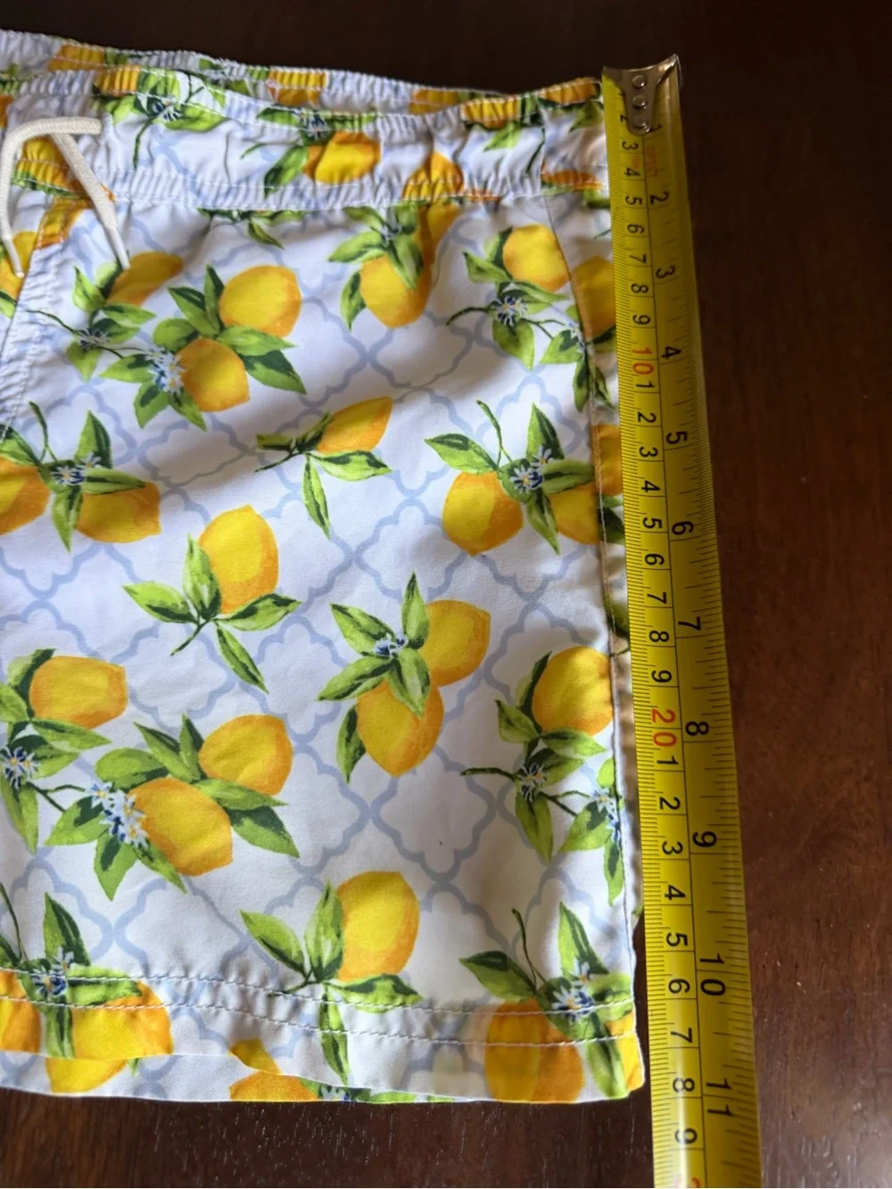 Janie And Jack Lemon Print Swim Trunks Short Size 5